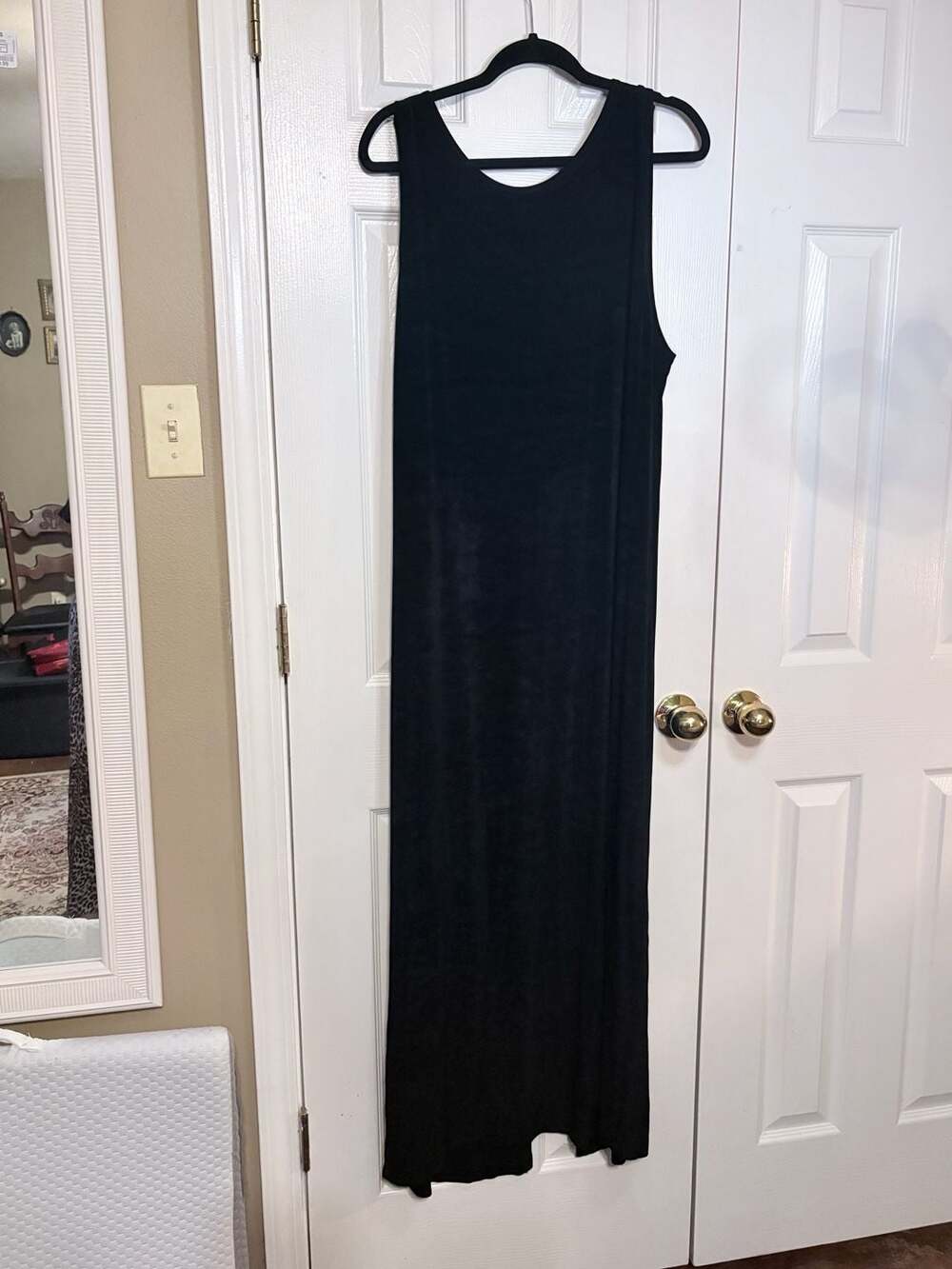 The Travel Collection Black Two-Piece Maxi Dress Set Size 1X #473 - Picture 7 of 8
